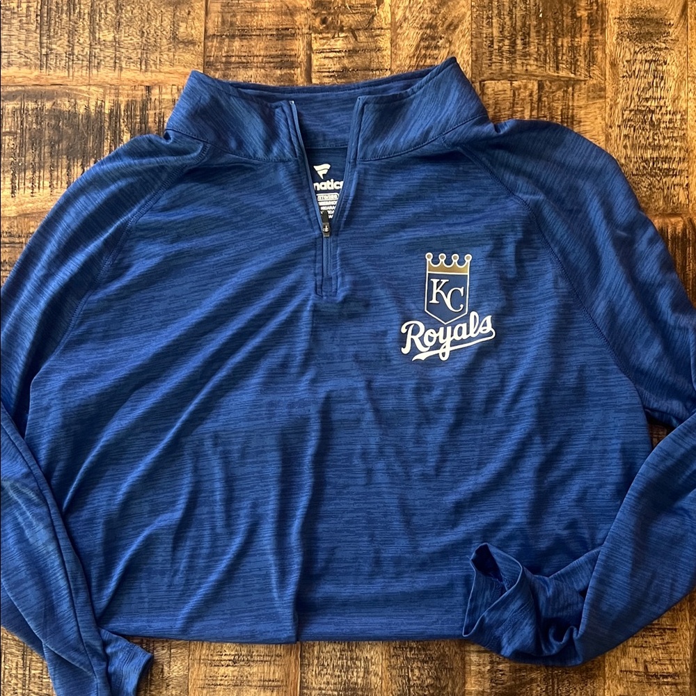 Fanatics Royal Blue KC Royals Pullover - Picture 2 of 3
